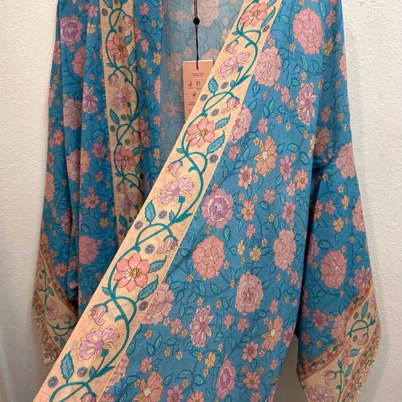 NWT Spell Love Story Midi Robe s/m Star Crossed Lovers Floral Rare - Picture 11 of 13